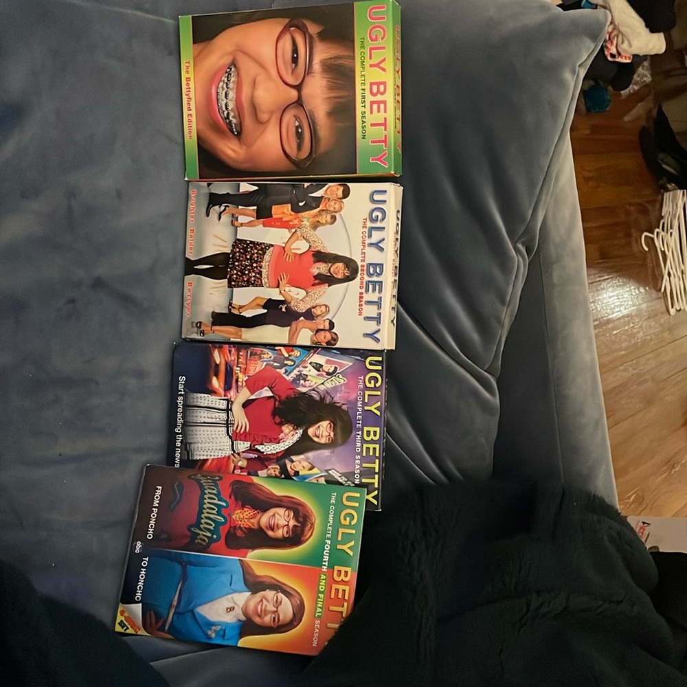 Ugly Betty seasons 1,2,3,&4! Complete set! In like new condition!